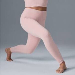 ALO Yoga Ballet Pink High Waist Airbrush Leggings